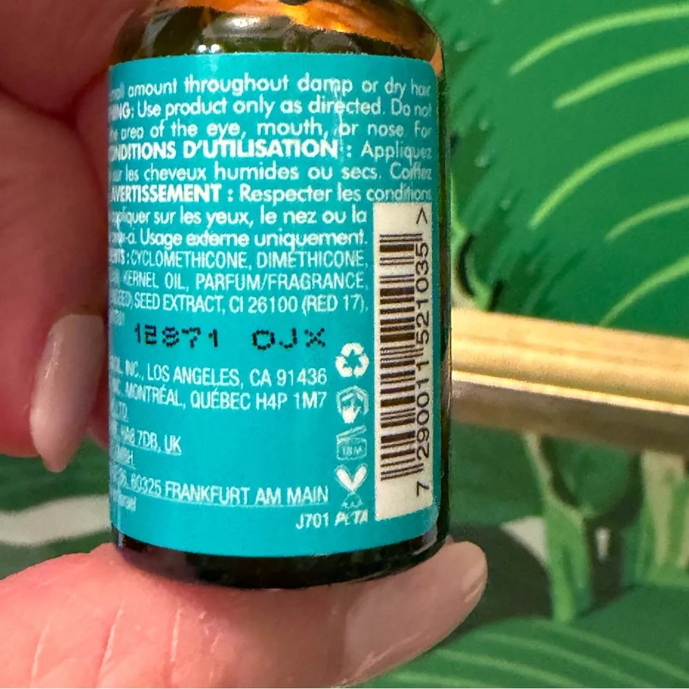 Moroccanoil new tags